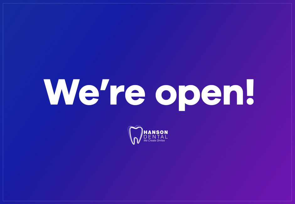 We are open!